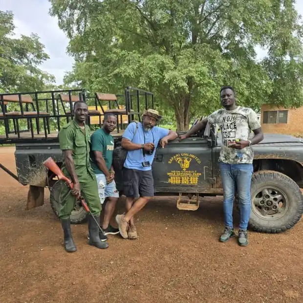 Travellers on a This Way Africa trip