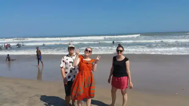 Travellers on a This Way Africa trip