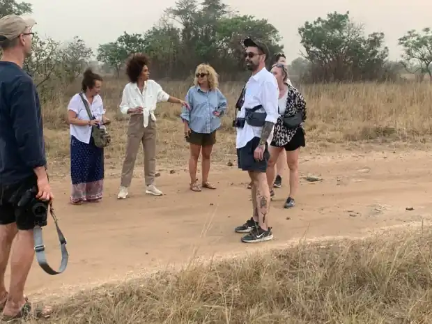 Travellers on a This Way Africa trip