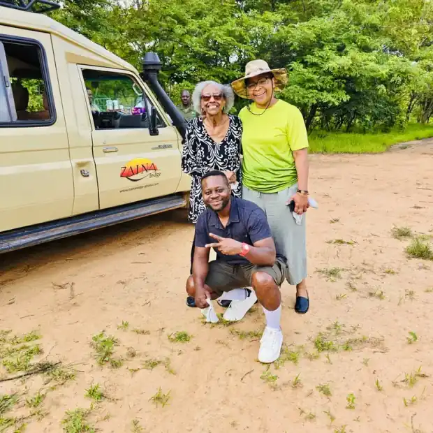 Travellers on a This Way Africa trip