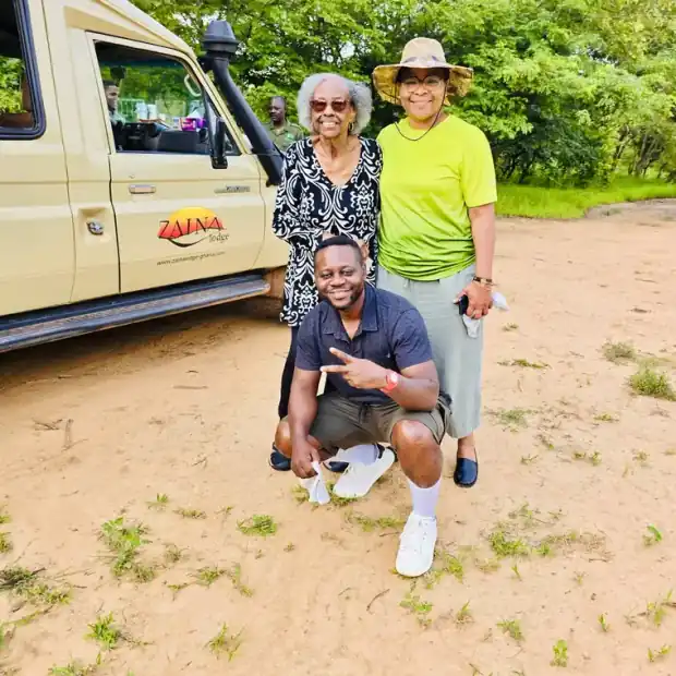 Travellers on a This Way Africa trip