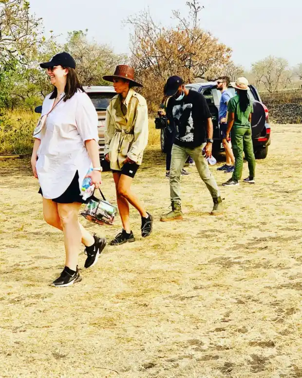 Travellers on a This Way Africa trip