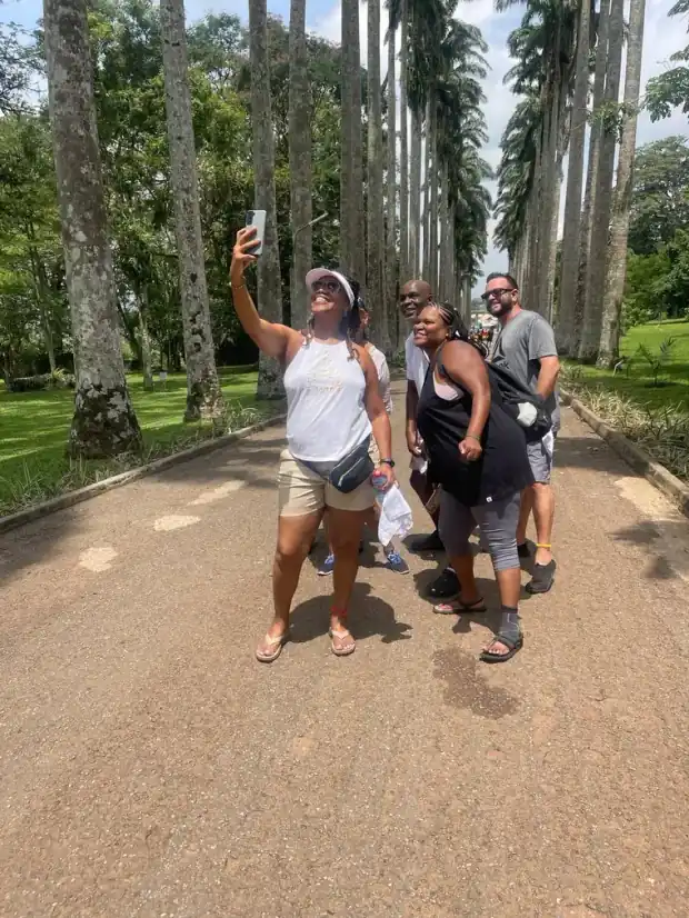 Travellers on a This Way Africa trip