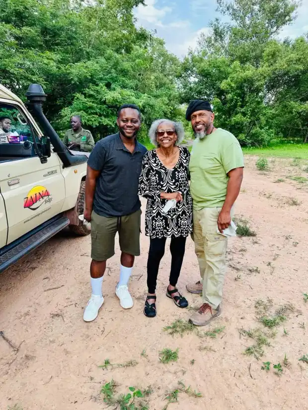 Travellers on a This Way Africa trip