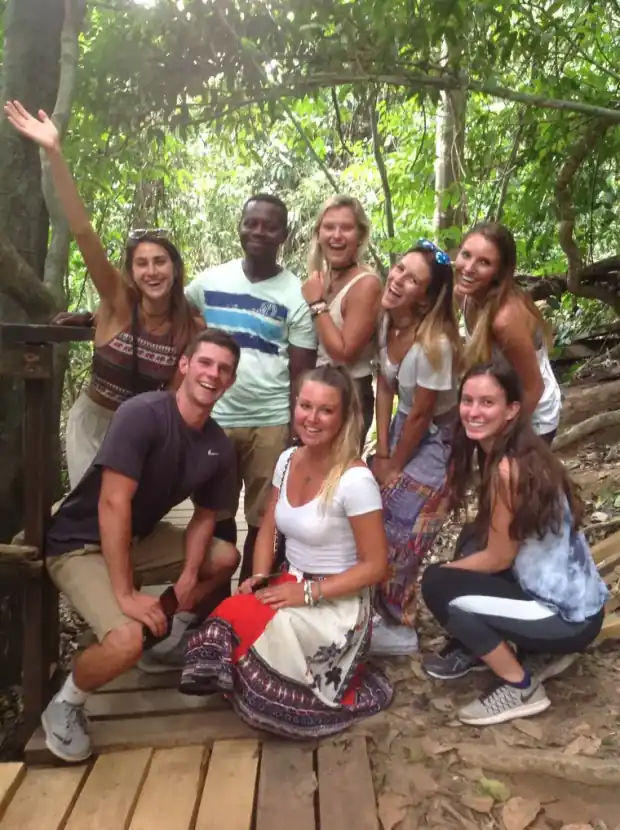 Travellers on a This Way Africa trip