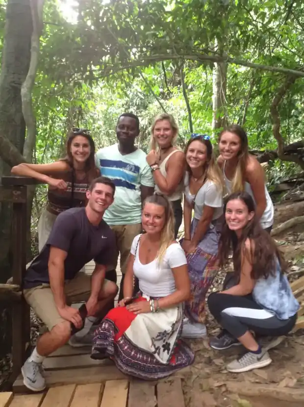 Travellers on a This Way Africa trip